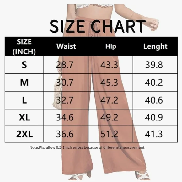 Palazzo flowy pants - Picture 4 of 8